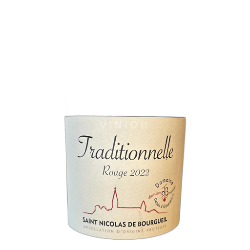 Thung lũng sông Loire Saint-Nicolas-De-Bourgueil Domaine Damien Traditionnelle 2022