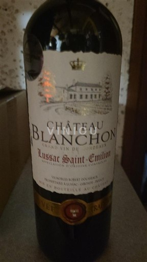 Bordeaux Lussac-saint-émilion Château Blanchon Tradition Icke årgångsbetecknad
