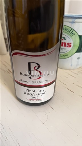 Alsace Pinot Grigio Grand Cru Burghart-Spettel Kaefferkopf 2017