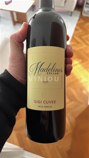 Vùng trồng nho được cấp phép California Paso Robles Madeline's Cellar Gigi Cuvee 2019