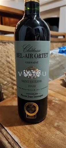 Bordeaux Saint-Estèphe Château Bel-Air Ortet Germaine 2022