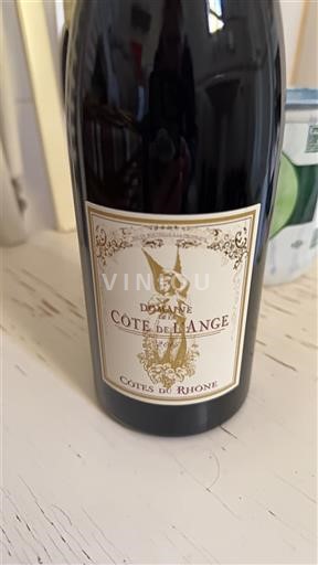 Rhône-dalen Côtes-du-Rhône Domaine Côte de l'Ange 2015