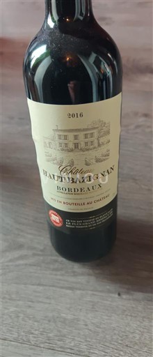 Bordeaux Château Haut Bazignan 2016
