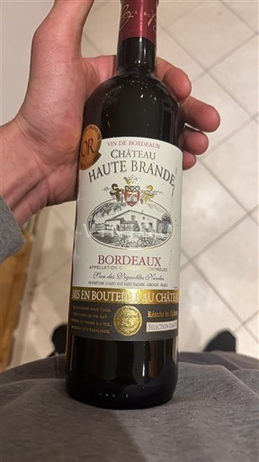 Burdeos Bordeaux Château Haute Brande Sin añada
