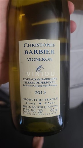 Languedoc and Roussillon Coteaux de Narbonne Christophe Barbier 2013