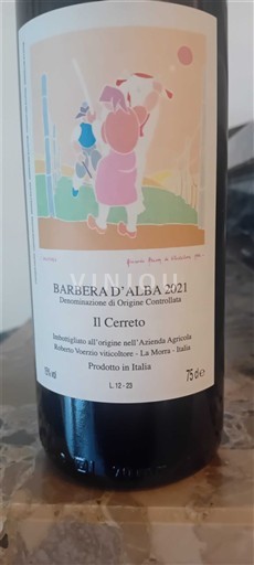 Piemonte Barbera d'Alba Roberto Voerzio Il Cerreto 2021