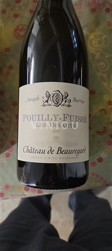 Borgoña Pouilly-fuissé Château Beauregard Les Insarts 2017