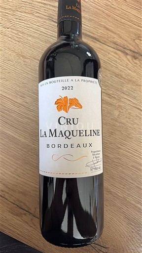 Bordeaux Cru La Maqueline 2022