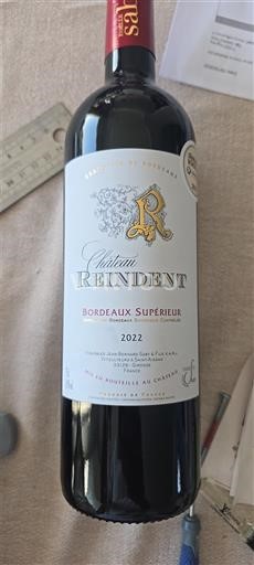 Bordeaux Bordeaux Supérieur Château Reindent 2022