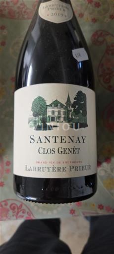 Borgogna Santenay Labruyère Prieur Clos Genêt 2019