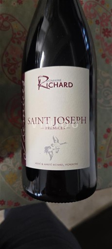 Thung lũng Rhône Saint-Joseph Domaine Richard Prémices 2020