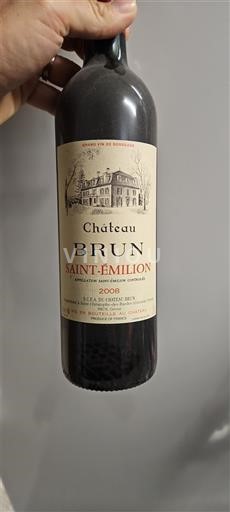 Bordeaux Saint-Émilion Château Brun 2008