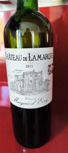 Bordeaux Haut-Médoc Château Lamarque Marquis d'Evry 2015