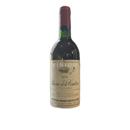 Bordeaux Pauillac La réserve de la Comtesse 1989