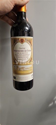 Burdeos Côtes-de-bourg Château Pétronhomme Les Tours 2015