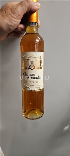 Bordeaux Sauternes Château Arnaudas 2008