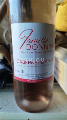 Loire Valley Cabernet d'Anjou Famille Bonnin Non-Vintage