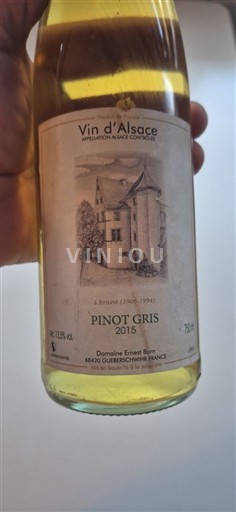 Alsace Domaine Ernest Burn 2015