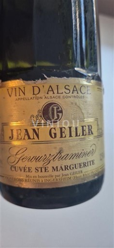 Alsace Jean Geiler Ste. Marguerite Icke årgångsbetecknad