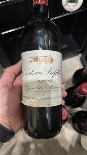 Bordeaux Premières Côtes de Bordeaux Château Lafitte-Laguens 1989