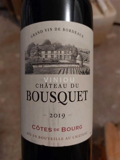Bordeaux Côtes-de-Bourg Château Bousquet 2019