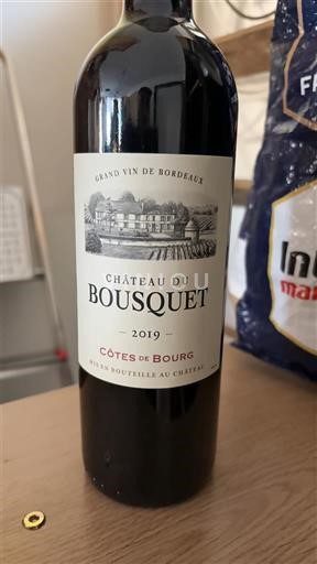 Vin Côtes-de-bourg Château Bousquet - 2019 - Avis, conseil