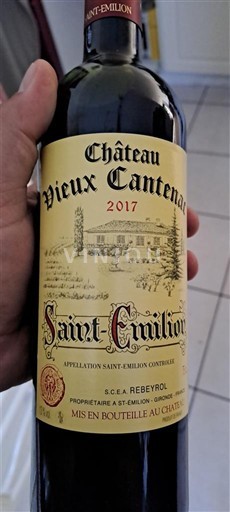 Bordeaux Saint-Émilion Château Vieux Cantenac 2017