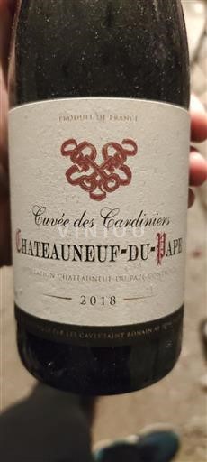 Vale do Ródano Châteauneuf-du-Pape Les Caves Saint-Romain des Cardinies 2018