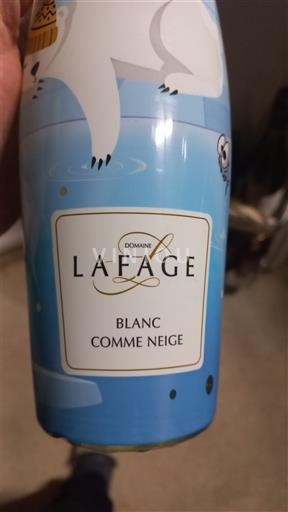 Linguadoca e Rossiglione Côtes catalanes Domaine Lafage Blanc Comme Neige Senza annata