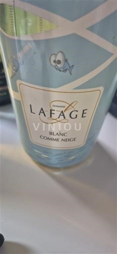 Linguadoca e Rossiglione Côtes catalanes Domaine Lafage Blanc Comme Neige Senza annata