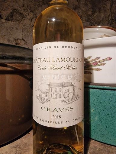 Bordeaux Graves Château Lamouroux Saint Martin 2018