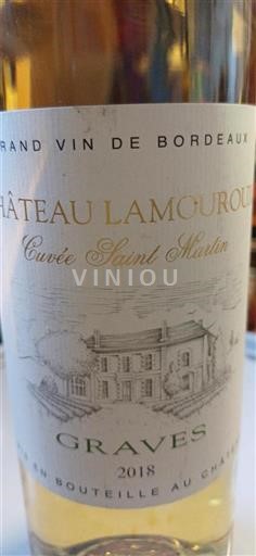 Bordeaux Graves Château Lamouroux Saint Martin 2018
