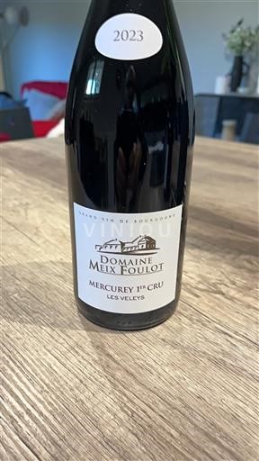 Burgundsko Mercurey Premier Cru Domaine Meix Foulot Les Veleys 2023