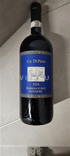 Piedmont Wines Barbera d'Asti La Spinetta Ca' Di Pian 2018
