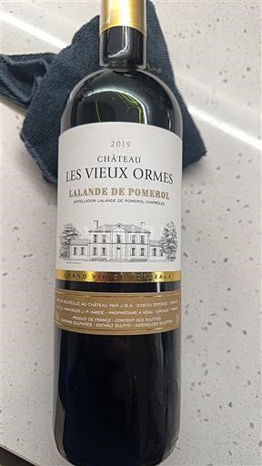 Bordeaux Lalande-de-pomerol Château Les Vieux Ormes 2019
