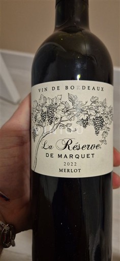 Bordeaux Marquet La Réserve 2022