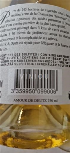 Champagne Champagner Deutz Amour de Deutz 2006