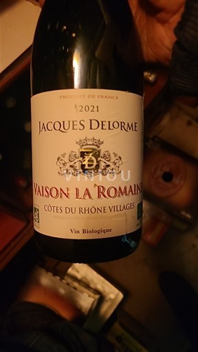 Thung lũng Rhône Côtes-du-rhône-villages Jacques Delorme Vaison la Romaine 2021