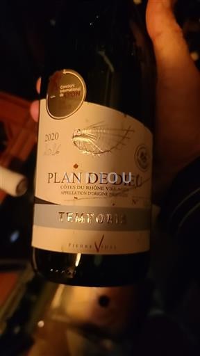 Rhône Valley Unspecified Pierre Vidal Temporis 2020