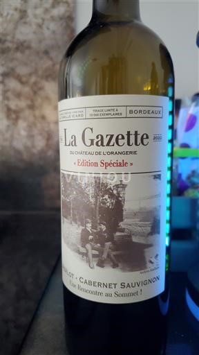 Bordoja Bordo Château L'Orangerie La Gazette Édition Spéciale 2022