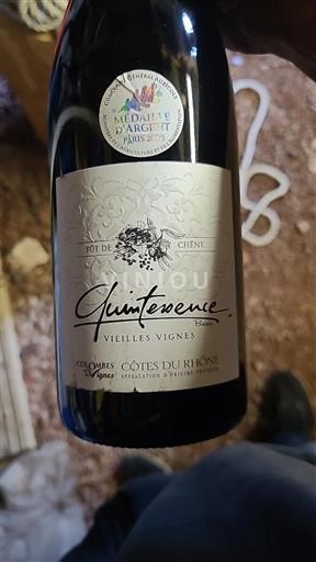 Rhônen laakso Côtes-du-rhône Domaine Des Colombes Quinte Essence 2019