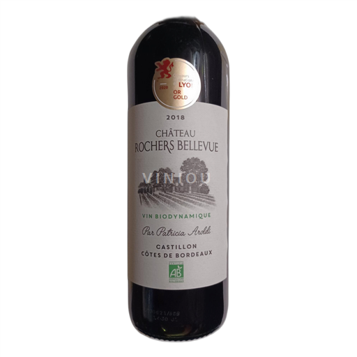 Bordeaux Castillon Côtes de Bordeaux Rochers Bellevue 2018