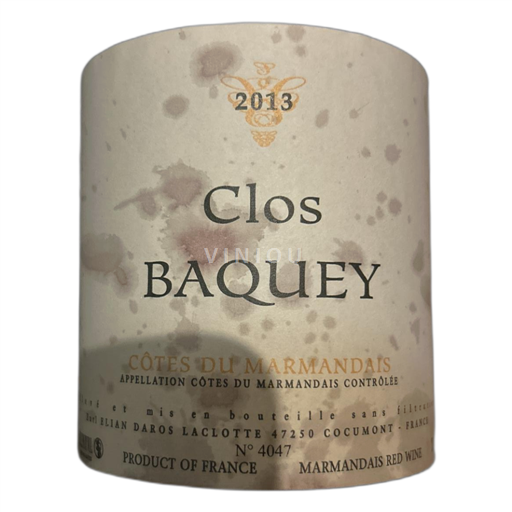 South West Côtes-du-Marmandais Clos Baquey 2013