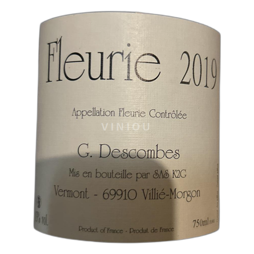Beaujolais Fleurie G. Descombes 2019