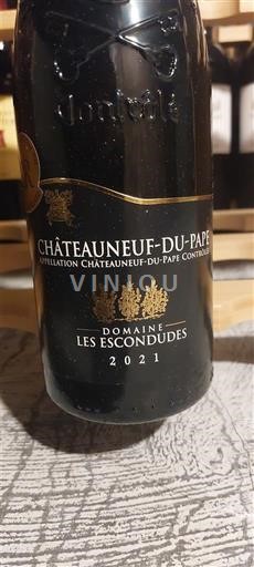 Rhônen laakso Châteauneuf-du-Pape Domaine Les Escondudes 2021