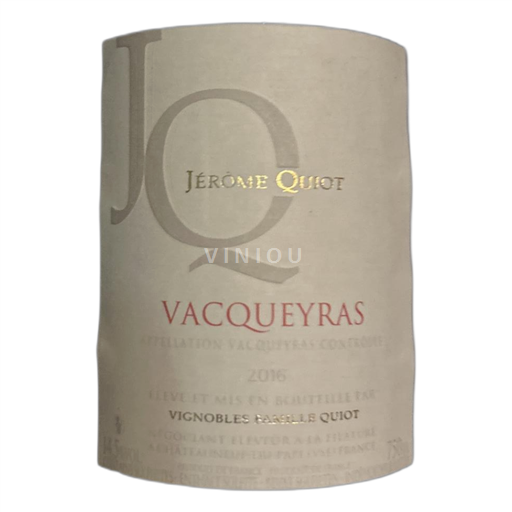 Thung lũng Rhône Vacqueyras Vignobles Famille Quiot 2016