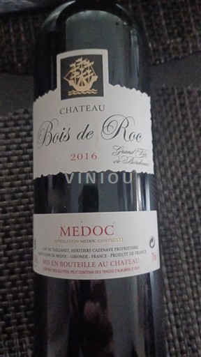 Bordeaux Médoc Château Bois de Roc 2016