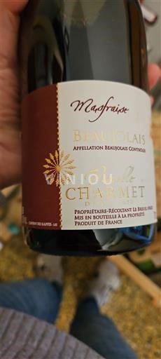 Beaujolais Domaine Charmet Magfraize Icke årgångsbetecknad