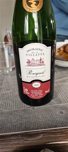 Údolí Loiry Bourgueil Domaine La Vilatte 2022