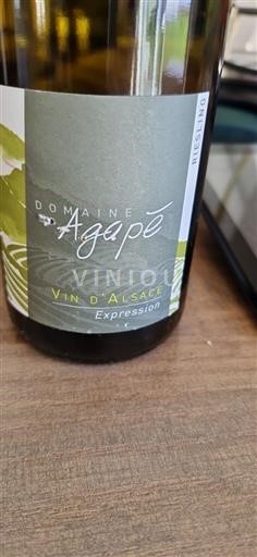 Alsace Domaine Agapé Expression Icke årgångsbetecknad